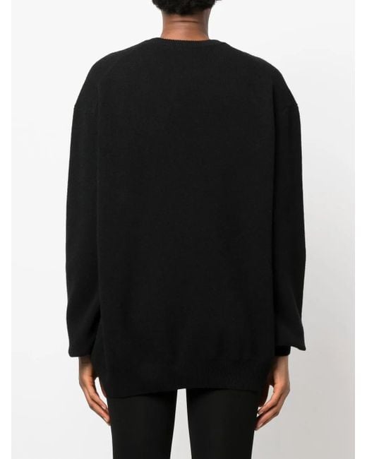 Philipp Plein Black Skull Bones Pullover
