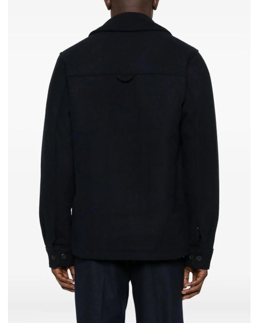 Abrigo con botones Samsøe & Samsøe de hombre de color Black