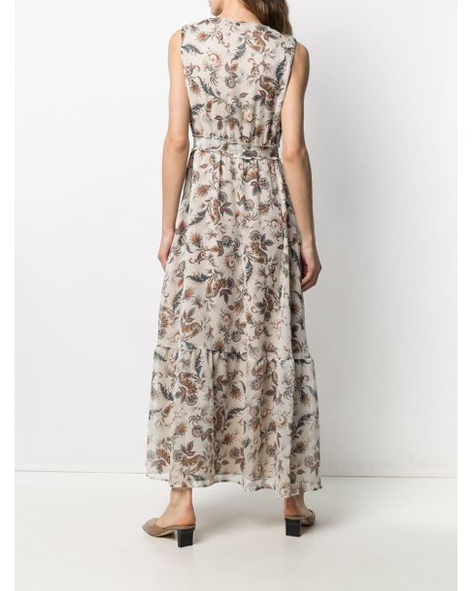 Liu Jo Paisley-print Sleeveless Dress | Lyst