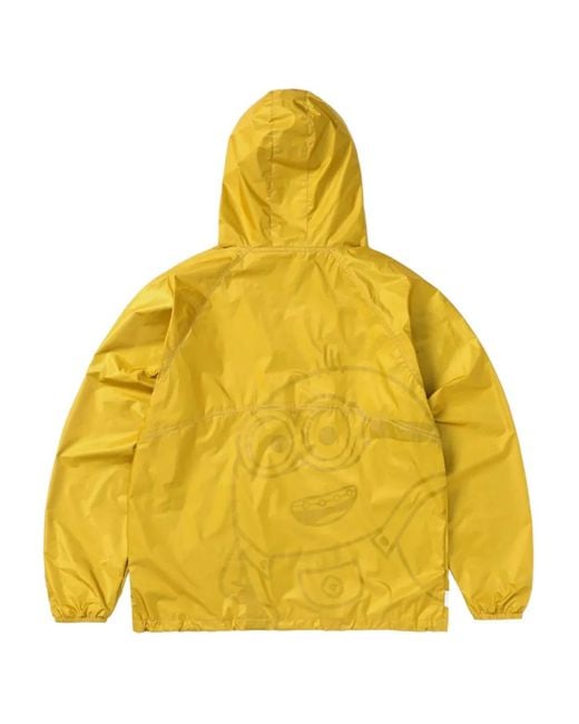 Thisisneverthat Yellow X Minions Windstopper Jacket for men