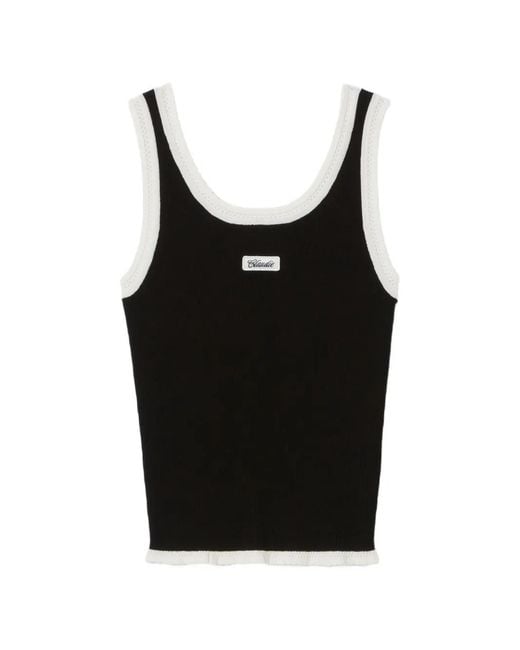 Claudie Pierlot Black Round Neck Knit Top