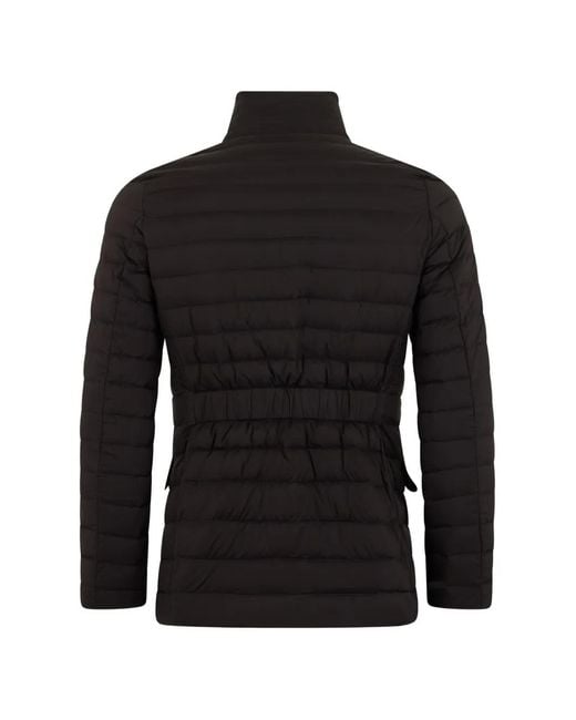 Moorer Black Padded High-Neck Jacket