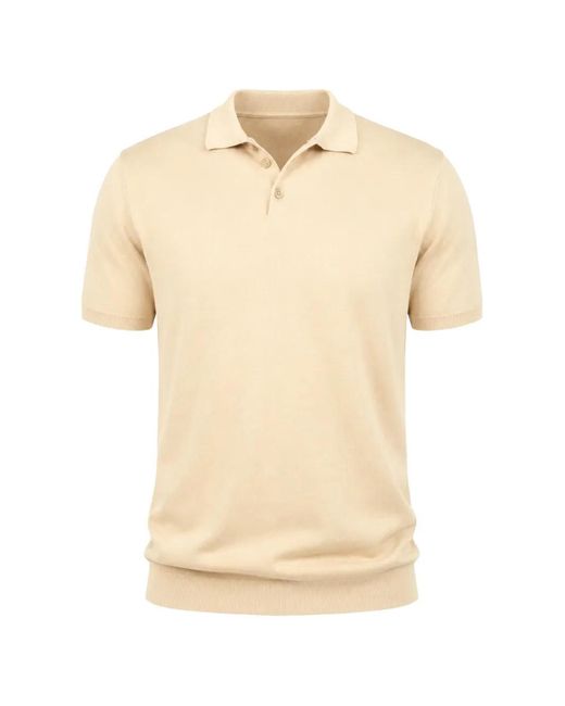 Amaranto Natural Short-Sleeve Polo Shirt for men