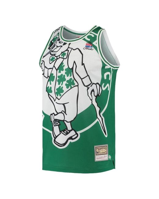 Mitchell & Ness Green X Nba Boston Celtics Big Face Jersey for men