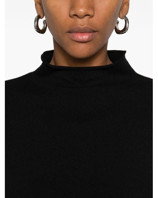 Marc O' Polo Black Mock-Neck Sweater