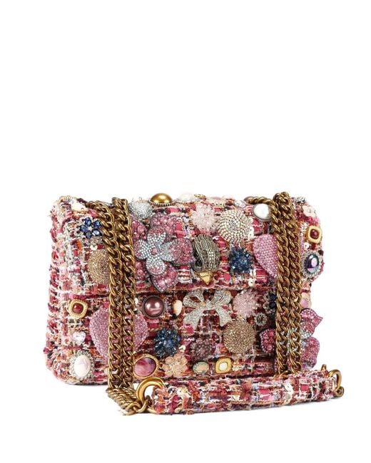 Kurt Geiger Pink Sac À Bandoulière Kensington Tutti Frutti Médium