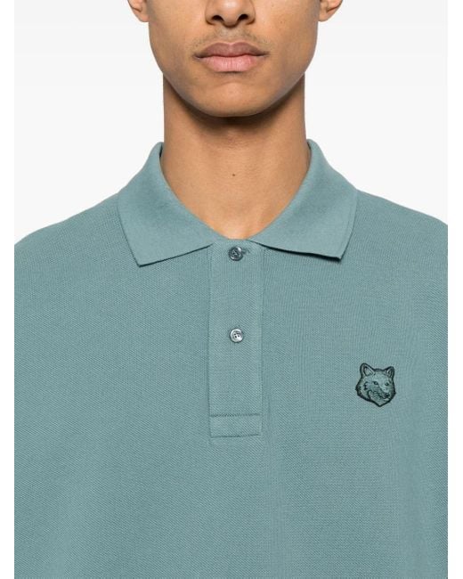 Maison Kitsuné Blue T-Shirts And Polos for men