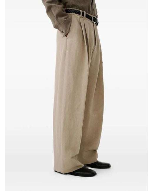Studio Nicholson White Line Trousers for men