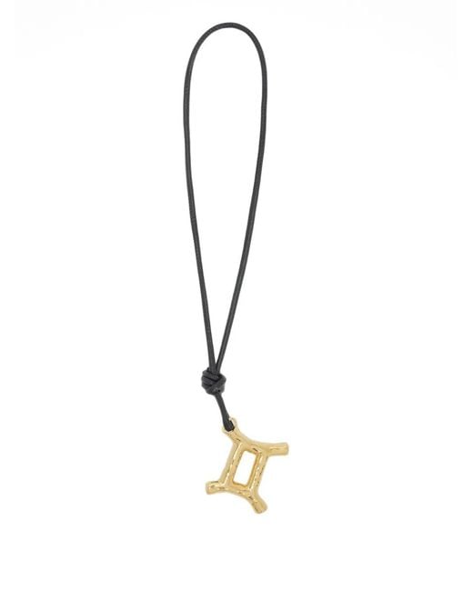 Jil Sander Metallic Zodiac-Pendant Bag Charm