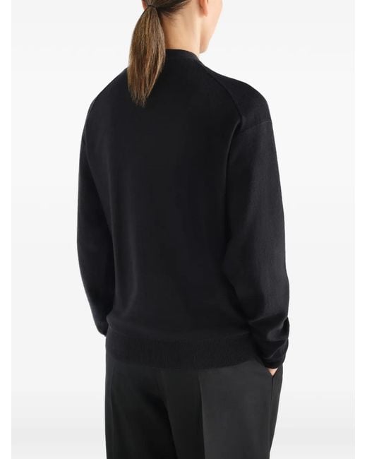 Lemaire Blue Relaxed Twisted Cardigan