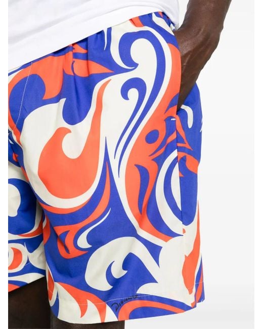 DSquared² White Bermuda Shorts for men