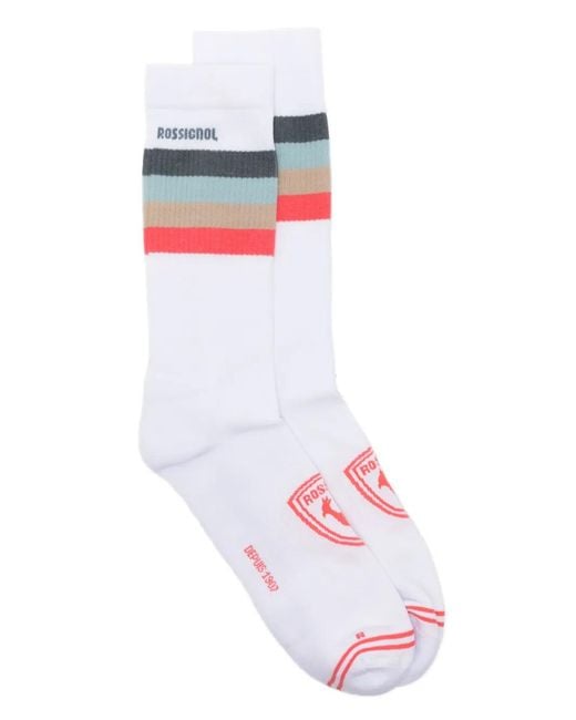 Rossignol White Waterfall Socks