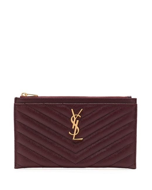 monogram bill pouch