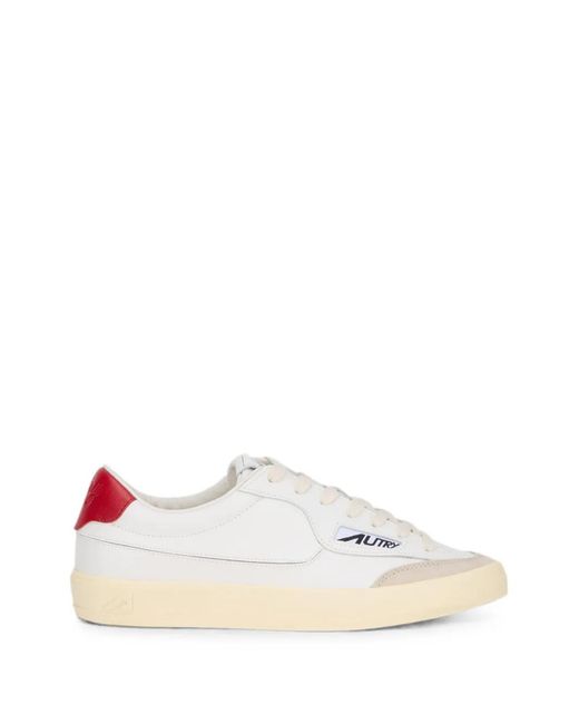 Autry White Sneakers Mit Logo-Patch