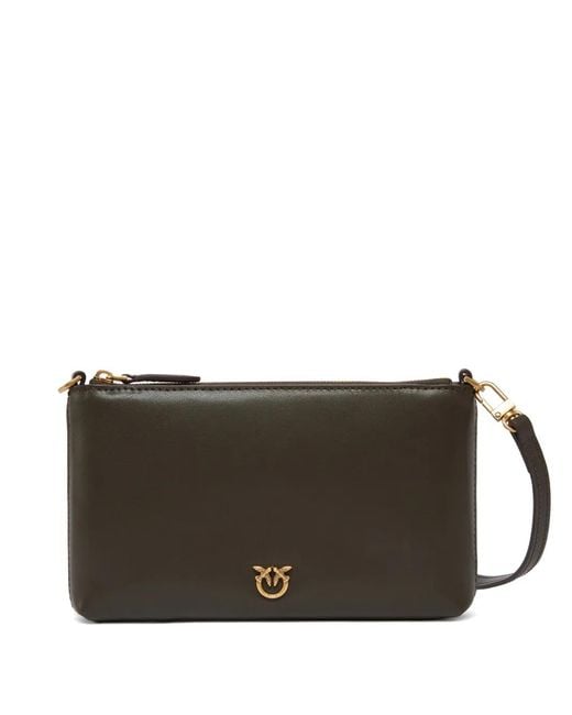 Clutch Love Birds di Pinko in Brown