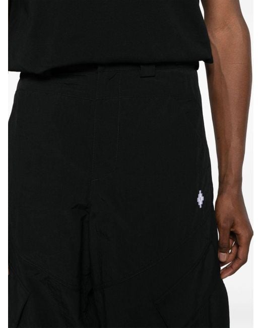 Pantalon ample Cross à poches cargo Marcelo Burlon pour homme en coloris Black