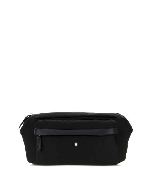 Montblanc Black Sac Banane Panorama À Boucle for men