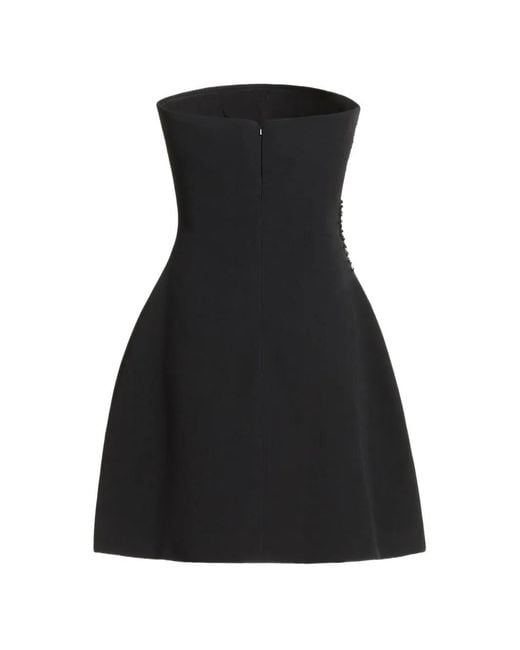 Elie Saab Black Sequin-Embellished Mini Dress
