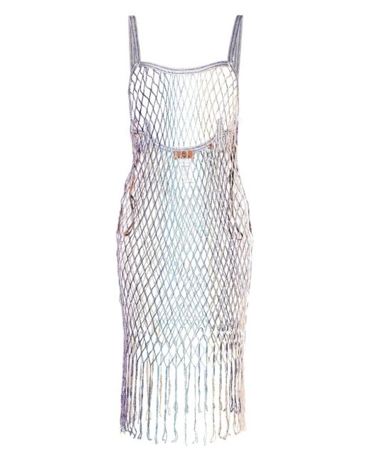Missoni Strandjurk Met Vierkante Hals in het White