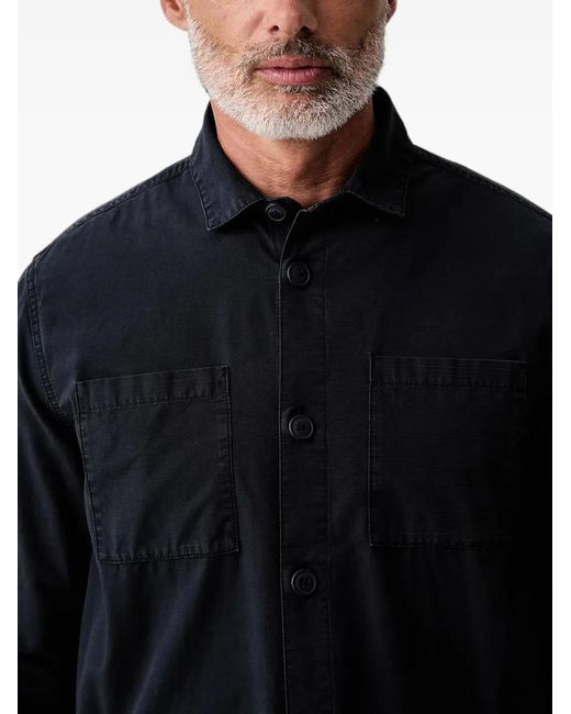 Barbour Blue Rickfell Ripstop Overshirt for men