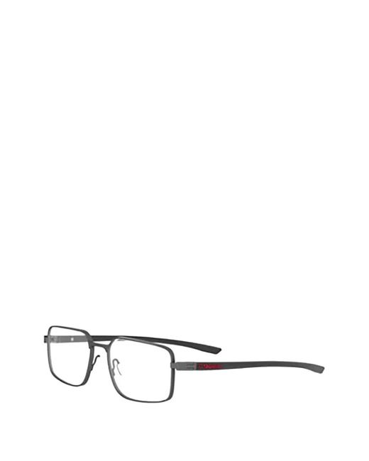 Tag Heuer White Rectangle-Frame Glasses