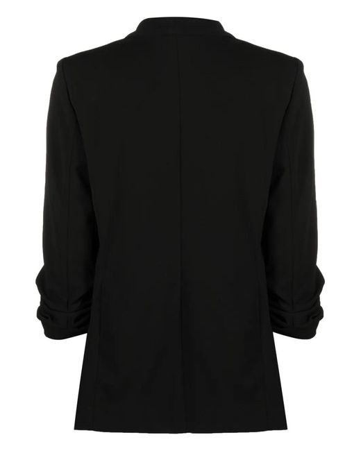 DKNY Black Open-Front Blazer