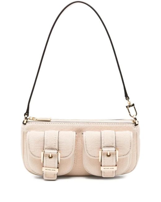 Michael Kors Natural Small Zoe Shoulder Bag