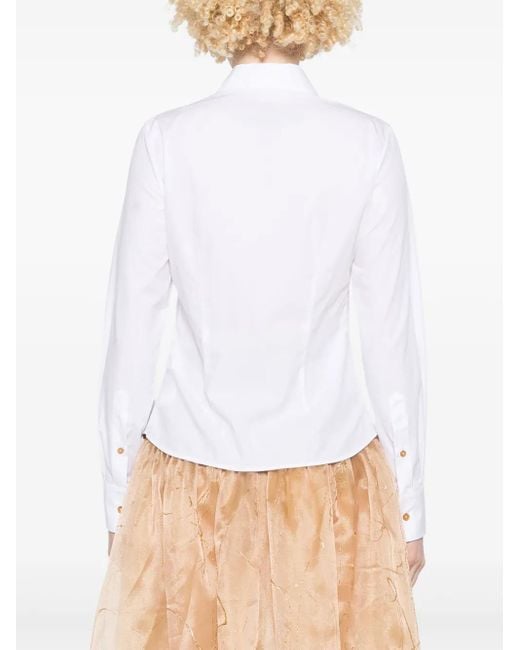 Vivienne Westwood White 'W Violin' Shirt
