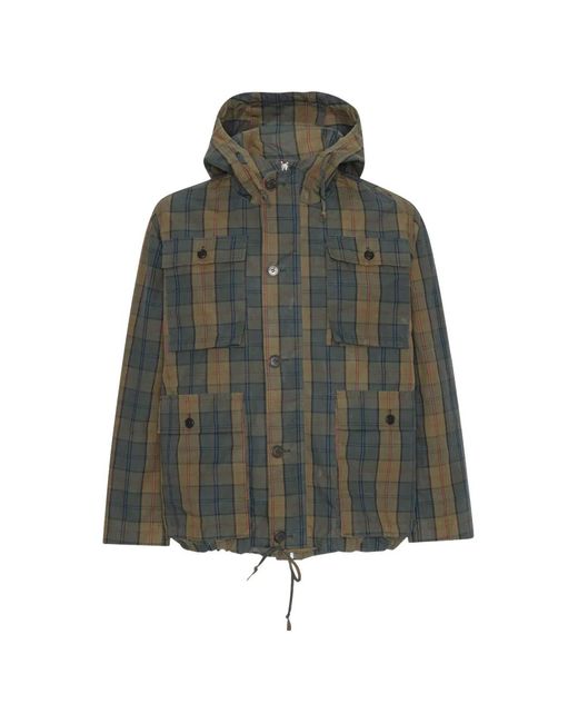 Henrik Vibskov Green Field Tartan Jacket for men