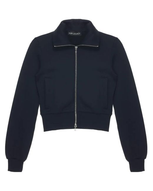 Our Legacy Blue Spread-Collar Cardigan