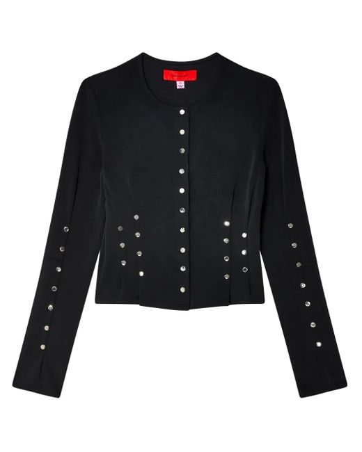 Eckhaus Latta Black Nailed Cardigan