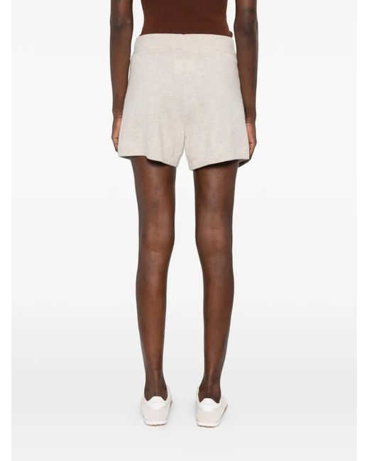 Bompard Natural Elasticated-Waist Shorts