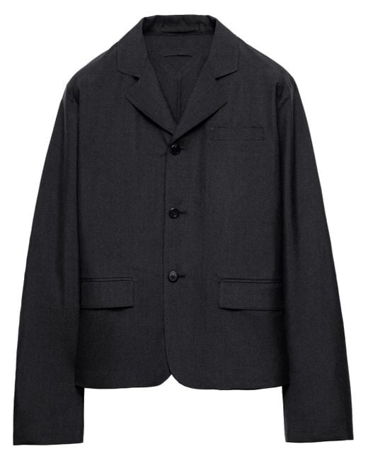 メンズ Prada シングルジャケット Black