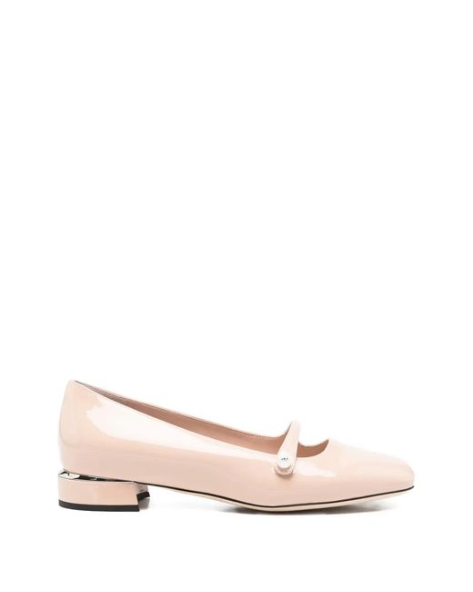 Jimmy Choo Pink Elisa Ballet Flats