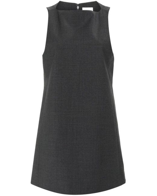 Claudie Pierlot Gray Boat-neck Sleeveless Dress