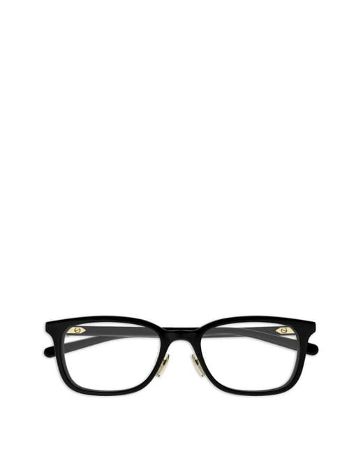 Gucci Brille Mit Eckigem Gestell in Black für Herren