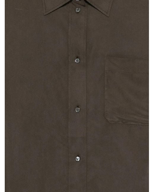 Soeur Gray Button-Down Pocket Shirt