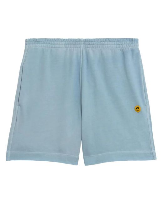 Barrow Blue Shorts Mit Logo-Stickerei