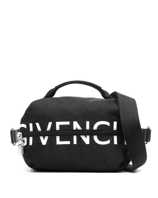 Givenchy Black G-zip Nylon Bumbag for men