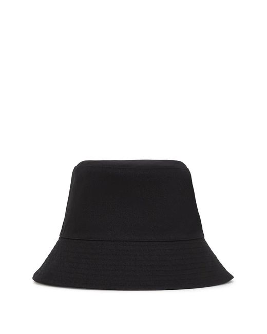 Karl Lagerfeld Black Ikon All-Over-Print Bucket Hat