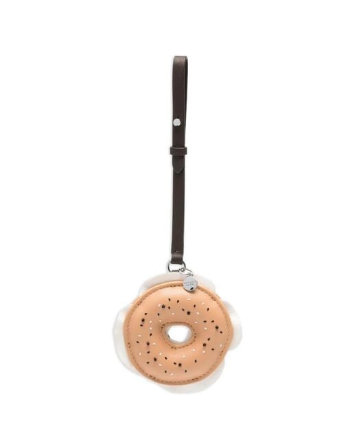 Kate Spade Metallic Foil Emboss-Logo Bag Charm