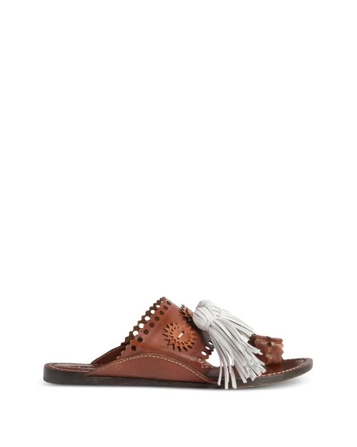 LaDoubleJ Brown Sandy Pantoletten