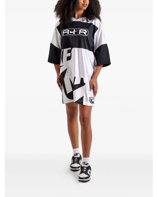 Nike Women's Black Logo-Print Mini Dress