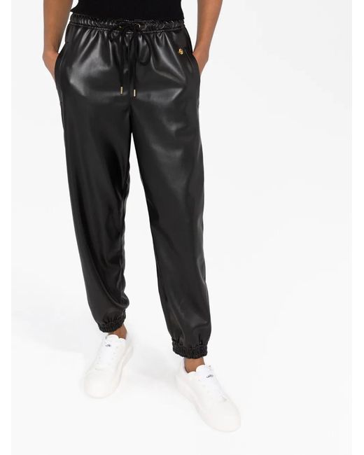 Stella McCartney Black Drawstring-waist Track Pants