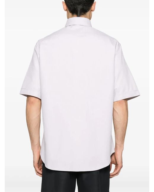 Fendi Katoenen Overhemd in het White voor heren
