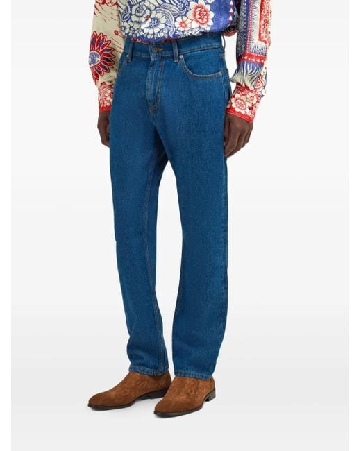 Roberto Cavalli Blue Cotton Jeans for men