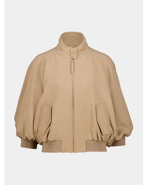 Gabriela Hearst Natural Aluin Cropped Jacket