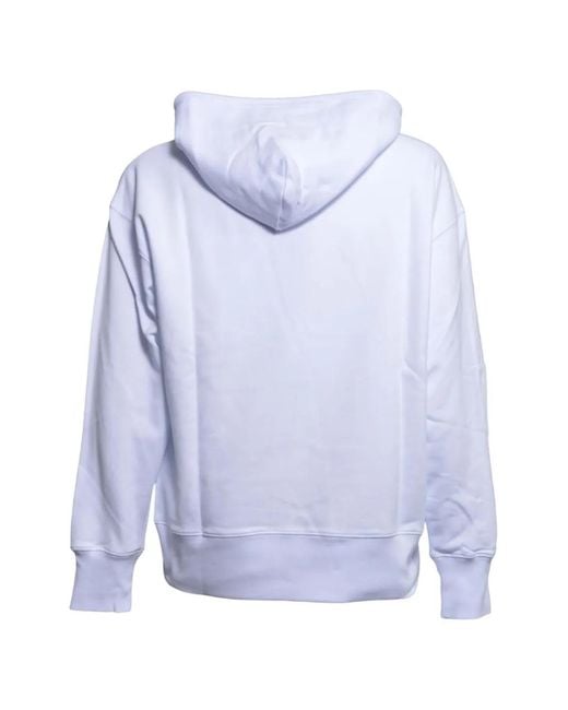 MSGM Blue Logo Hoodie for men