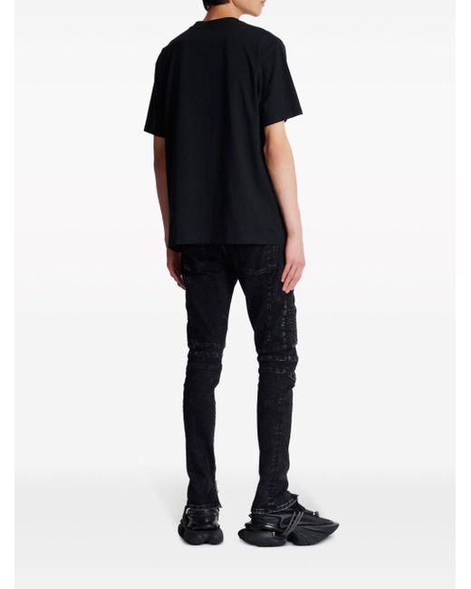 メンズ Balmain Paris Tシャツ Black