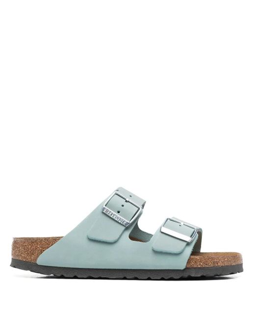 Birkenstock Arizona Soft Footbed "faded Aqua" Blue